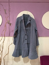 navy coat preloved