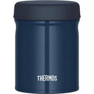 THERMOS膳魔師 不銹鋼真空食物燜燒壺 燜燒罐 保溫壺 保溫飯盒  500ml 深藍 JEB-500