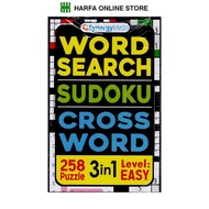 WORD SEARCH SUDOKU CROSS WORD 1 ( 3 IN 1 , 258 PUZZLE LEVEL : EASY )