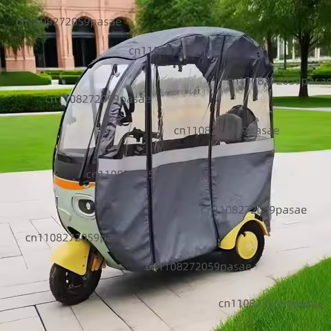 The rain curtain shed is suitable for the electric tricycle integrated shed x3x5x6x7 car canopy thic