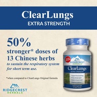 Ridgecrest Herbals ClearLungs Extra Strength / 60 Vcaps