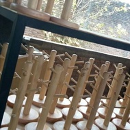 GANTUNGAN [WOODEN MATERIAL] Cup Hanger Wooden Mug Holder/ 38cm