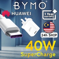 Huawei 40W SuperCharge Uk Plug With Type C 5A Cable