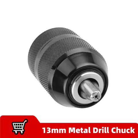 13mm Metal Drill Chuck 1/2 Mount Self Locking Keyless Drill Chuck Electric Drill Chuck Metal Drill C