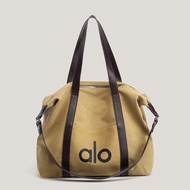 A alo Yoga Bag Gym Bag alo Bag Cross-Border Bag Canvas Bag Sports Yoga Bag Gym Bag Outing Storage Sh
