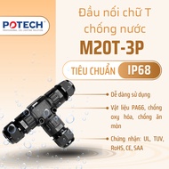 EU STANDARD| Waterproof wire connector, IP68 standard 3-way T-shaped wire connector