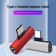 2 in1 Fast Charging Stable Transmission Plug Play Audio Adapter Type-C to 3.5mm Headphone Jack Conve