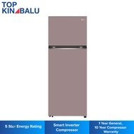 [SABAH ONLY] LG 493L GN-B452PPFK TOP FREEZER INVERTER REFRIGERATOR (CLAY PINK)