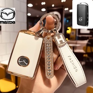 Mazda CX30/CX-3/CX-5/CX-7/CX-8/CX-9/Mazda 3/Skyactiv New Design TPU Remote Car key cover keychain ke