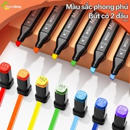 AISHA Big Tip Highlighter Pen, Highlighter Pen, Convenient Highlighter Pen Set, Quick Dry Highlighte