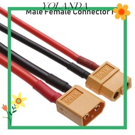 YOLAN XT60 Connector Plug Hot 12 AWG/14 AWG Wires Model Accessories Female / male