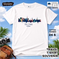 T-SHIRT BY ESTONIA 9 WEAR COUNTRYTAG ASAL ESTONIA COTTON 24S SOUVENIR PREMIUM GIFT