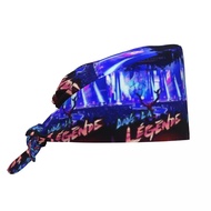 Custom French Rapper PNL QLF Photo Collage Medical Staff Scrubs Hat Women Men Le Monde Chico
 For Ch