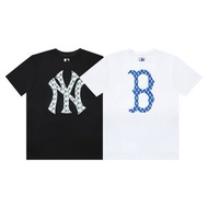 MLB洋基刺繡印花純棉短袖T恤