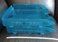 A4 size 塑膠雙層文件架連文具碟