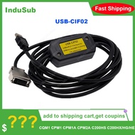 USB-CIF02 PLC programming cable for CQM1,CPM1, CPM1A, CPM2A,C200HS,C200HX/HG/HE, SRM1 series USBCIF0