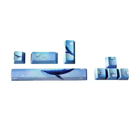 Keyboard Keycap PBT OEM Profile 8 Keys 5 Sides Dye-Subbed Keycaps