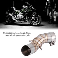 ท่อไอเสียคุณภาพสูงท่อเชื่อมกลางสำหรับ Kawasaki Z900 2017-2018
