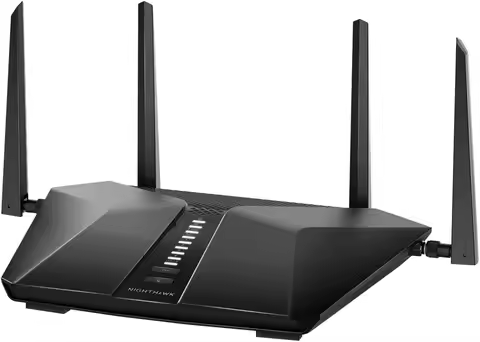High-Speed AX3600 Dual-Band WiFi 6 Router with 3.45Gbps, Covers 2,250 sq ft for Seamless Streaming a