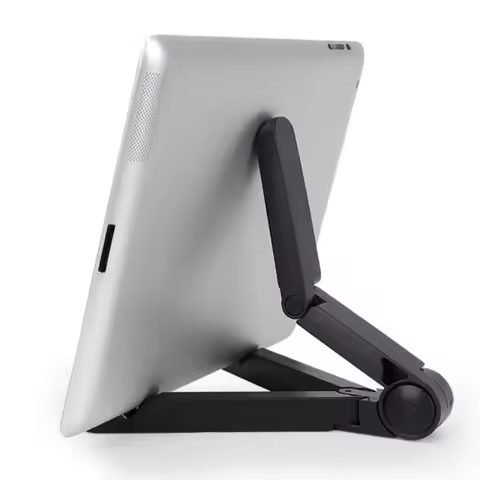 Universal Folding Tablet Holder Portable IPad Stand Tablet Phone Desktop Plastic Holder for Phone Ta