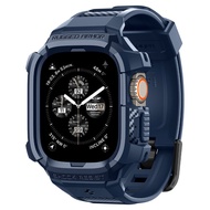 SPIGEN เคสกับสายสำหรับ Apple Watch Ultra 3/2/1 (49mm) [Rugged Armor Pro] Flexible Layer Defends Agai
