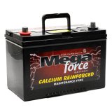 Mega Force 3SMF REVERSE NX120-7 95D31R (95AMPS) Maintenance Free Automotive Battery + FREE DHC APM-1