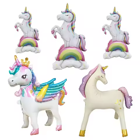 Unicorn foil Balloon standing unicorn Balloon weeding Baby shower birthday decoration unicorn themed