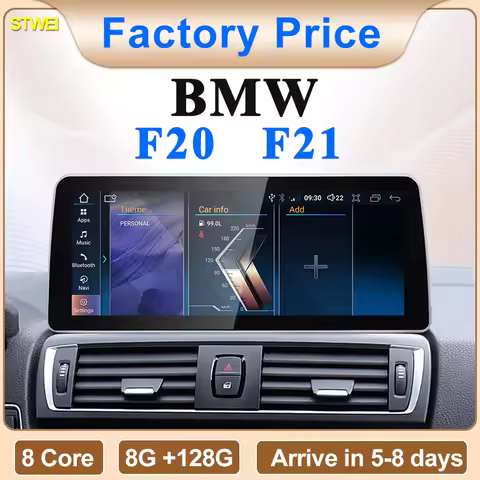 2024 New ID6 ID7 ID8 UI 12.3inch Android System Wireless Carplay AUTO For BMW 1Series F20 F21 NBT Ca
