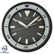 Seiko QXA791T Quite Sweep Lumibrite Black Diver Bezel Design Analog Quartz Wall Clock