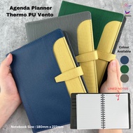 2026 Planner Notebook PU Leather Agenda Planner Vento Refill Business Office Wire-O Journal Diaries 