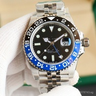 Original Men's GMT Watch Automatic Mechanical Wristwatch GMT Coke Ring Business Luminous
