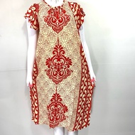 Sikobajutidur - White Elephant Geber Ribbon Daster | Geber Hand Balinese Batik