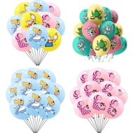 10pcs Alice Balloons Party Decoration 12inch Alice in Wonderland Birthday Balloon Globlo Girls Favor