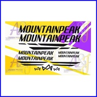 ◆ ♒ mountainpeak bicycle frame design stickers