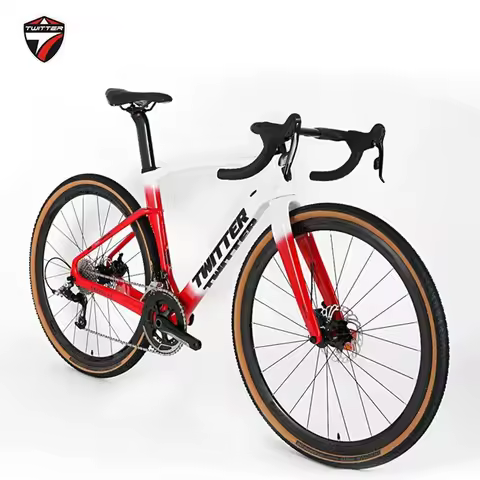 TWITTER Gravel V2 RS-24S Internal Cable Routing Oil Disc Brakes T900carbon Fiber Road Bycicle 700*40