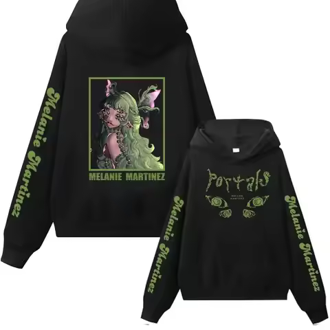 New Melanie Martinez Portals Tour Printe Hoodies Print Fashion Sweatshirt Hip Hop Casual Unisex Autu