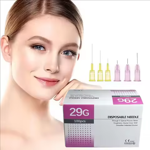 100pcs Tattoo Piercing Needles 4/6/8/13mm 1.5mm 2.5mm 30G 31G 32G 34G Painless Small Superfine Beaut