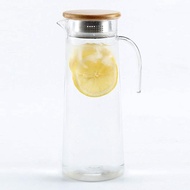 Pitcher air akrilik dengan tudung, 40 Oz plastik ais teh Pitcher air Jug minuman Pitcher minuman Car