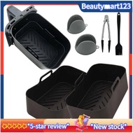 2PCS Air Fryer Silicone Liners Non-Stick for  DZ201/ DZ401 Air Fryer Basket Accessories Reusable Air