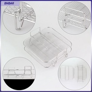 BNBAR Air Fryer Rack Dehydrator Rack Cooling Drying Baking Air Flow Rack Grill Rack Removable Tray for Oven Microwave Crisper Tray