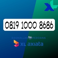 Nomor cantik 0819 1000 8686 Kartu XL 4G 5G GB025