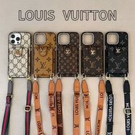 New Side Stickers LV English Standard for Iphone16promax Phone Case 14plus Soft Case 15 Apple 13 Sma