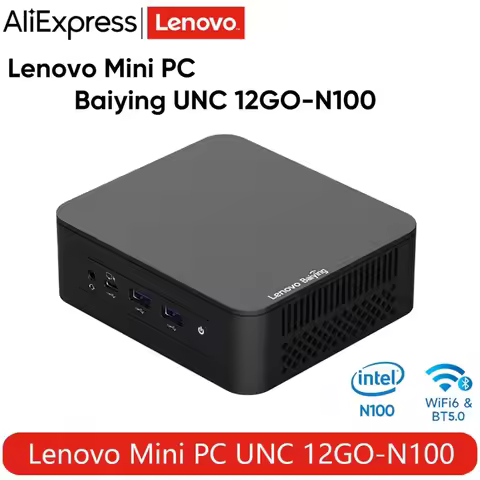 Lenovo BY NUC 12GO Mini PC Intel Alder Lake N100 4 Cores 4 Threads 12GB RAM 512GB ROM WiFi 6 BT5.2 M