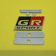โลโก้ GR / GR SPORT งานโลหะ ติดกระจังหน้าแบบเงา