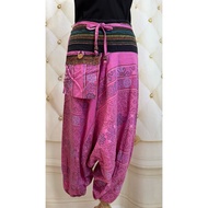 Thai Pattern Harem Pants Or Hmong Style