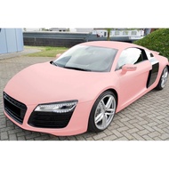 car sticker vinyl wrap satin matte soft pink full one car