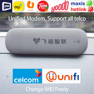 FLYMODEM MODIFIED MODEM dan ROUTER tanpa wayar, USB, DONGLE U3, sokongan untuk semua TELCO