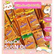 Combo of 7 bags of mini Hang Dai grilled goat ribs [1 bag/60 packs]