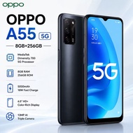 OPPO A55 5G  | 6.51 Inch | RAM 8GB + ROM 256GB | 5000mAh | 50MP | Android 12 | Phone HP Harian