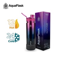 Aquaflask Aurora Borealis Limited Edition Design With Silicon Boot and Handle Cord